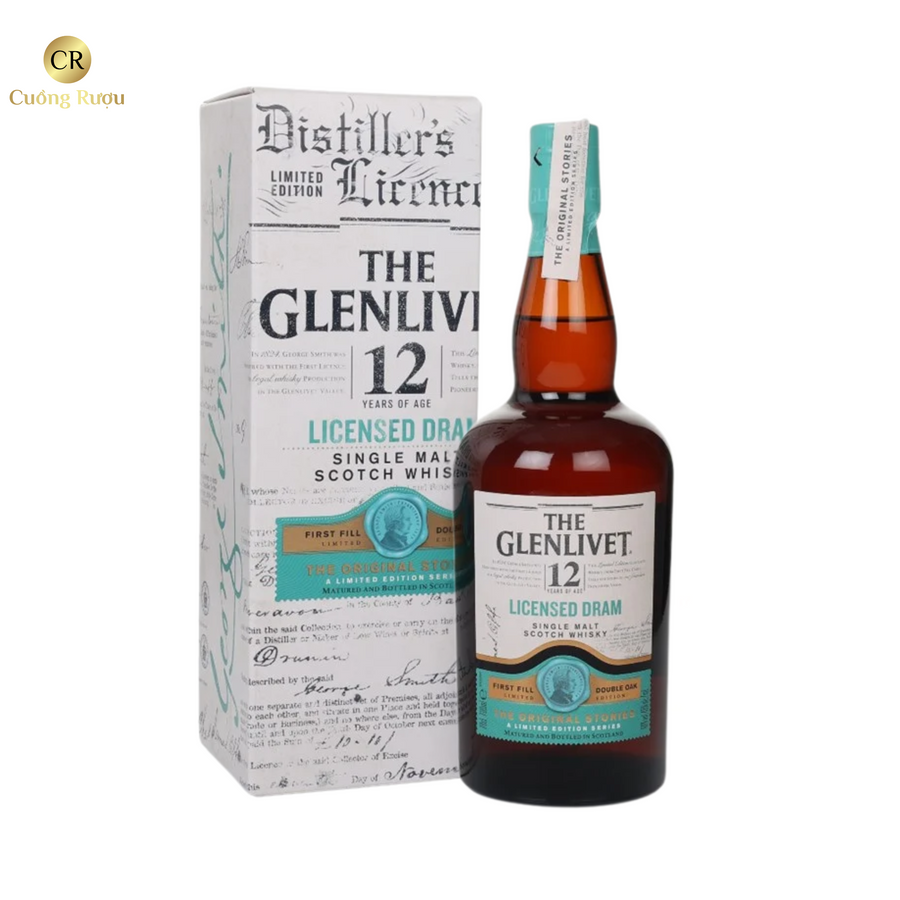 Glenlivet 12 Năm - Licensed Dram