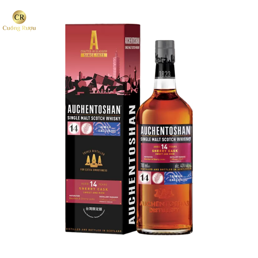 Auchentoshan 14 năm Sherry Cask (Taiwan Exclusive)