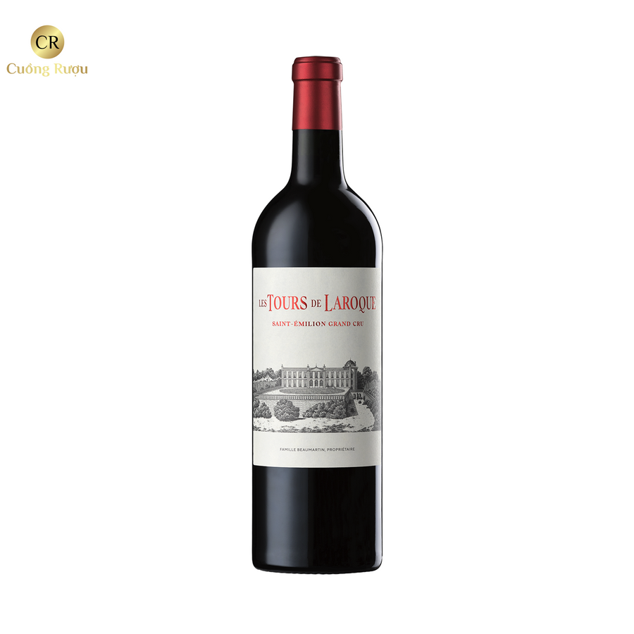 Vang Đỏ Pháp Les Tours De Laroque Saint Emilion Grand Cru 750ml