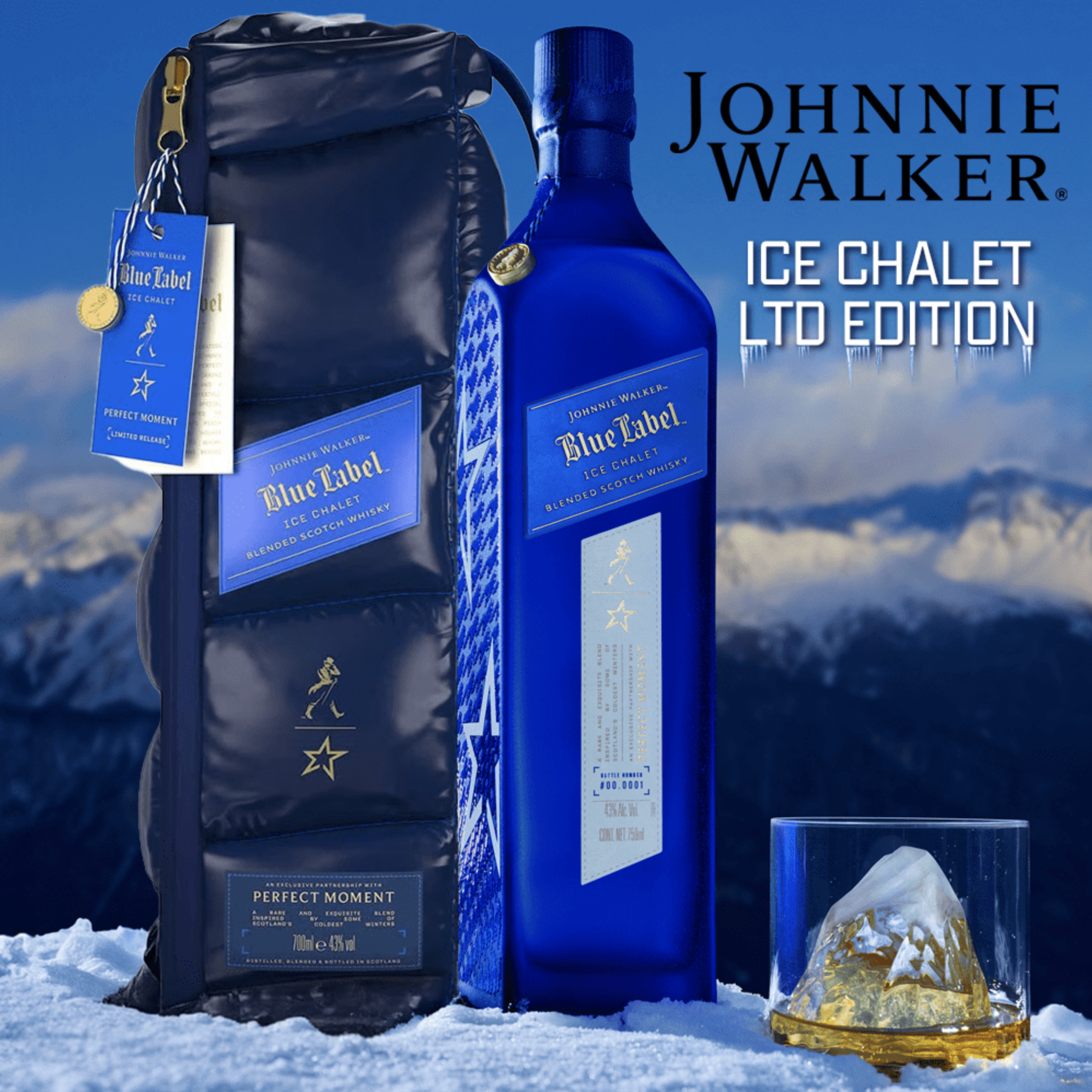 Johnnie Walker Blue Label Ice Chalet