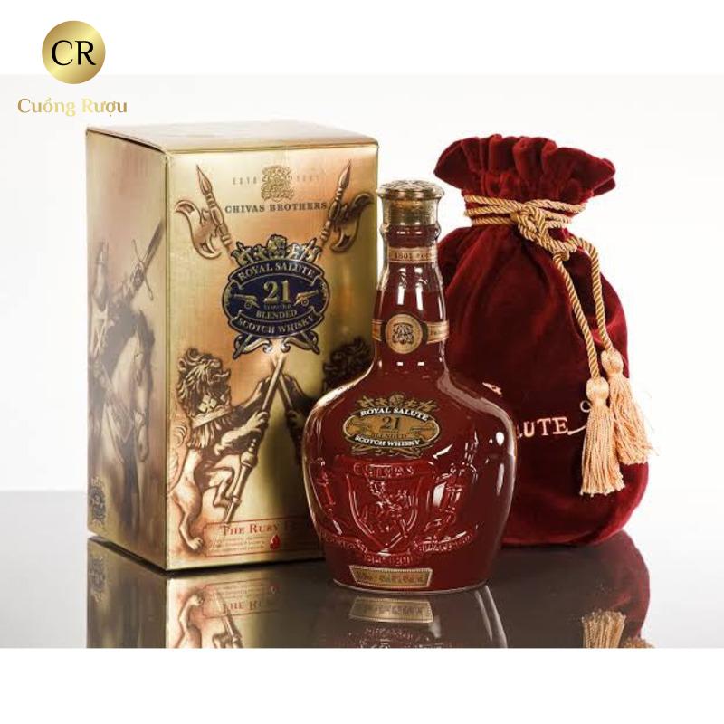 Chivas Royal Salute 21 Đỏ 6 chivas 21 đỏ