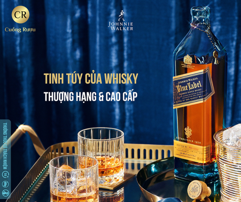 Rượu Blue Label 1000ml 7 giá rượu black label 1 lít