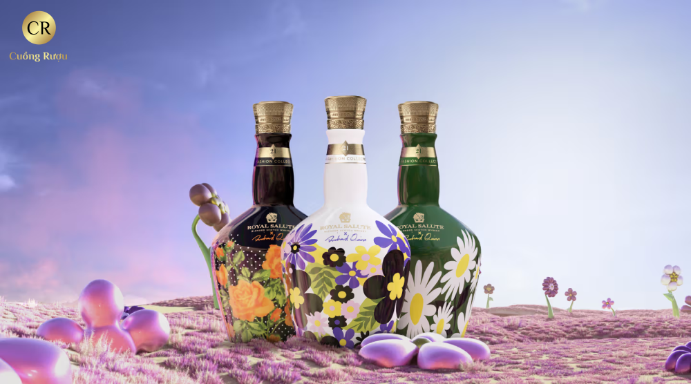 Rượu Chivas 21 có mấy loại? Royal Salute 21 "Ngon" Nhất 12 Royal Salute 21 – Richard Quinn Edition