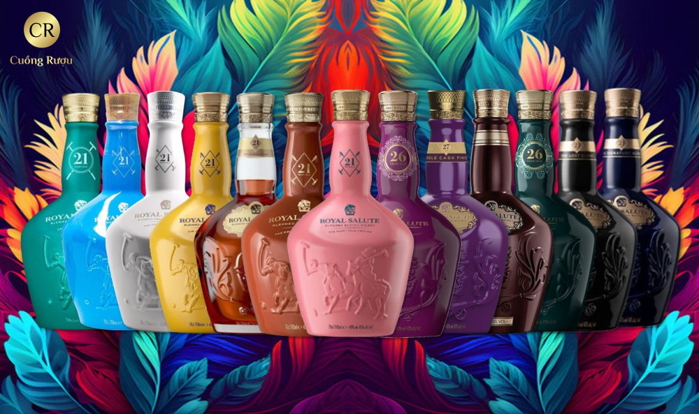 Rượu Chivas 21 có mấy loại? Royal Salute 21 "Ngon" Nhất 9 Royal Salute 21 năm được chia thành nhiều phiên bản khác nhau