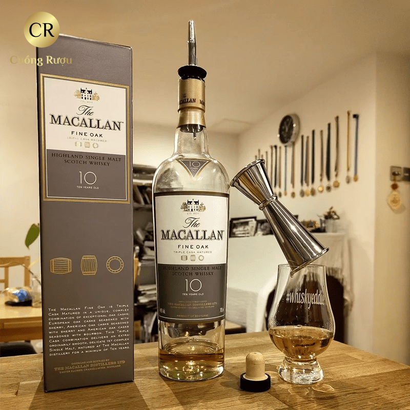 Rượu Macallan 10 Fine Oak 5 Liên hệ ngay Cuồng Rượu để nhận tư vấn chi tiết và mức giá tốt nhất cho rượu Macallan 10 chính hãng