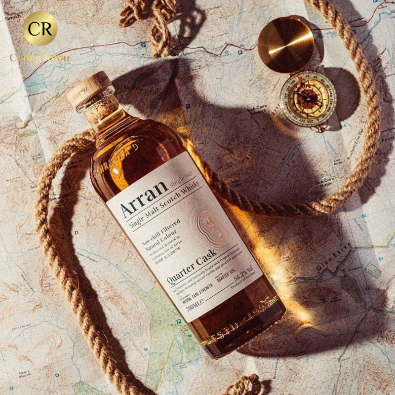 Arran Quarter Cask The Bothy 700ml 56.2% 10 Thưởng thức Arran Quarter Cask The Bothy