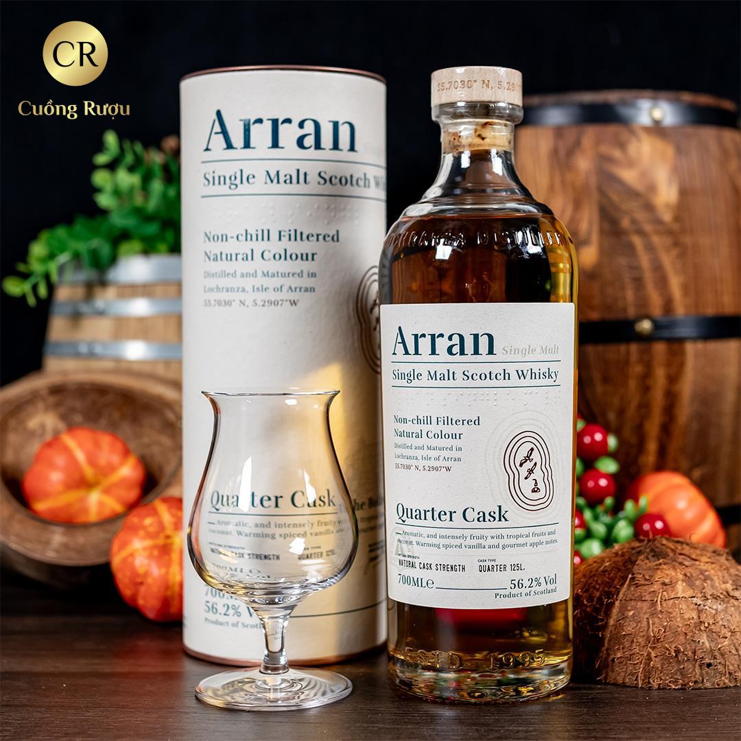 Arran Quarter Cask The Bothy 700ml 56.2% 8 giải thưởng World Whiskies Awards