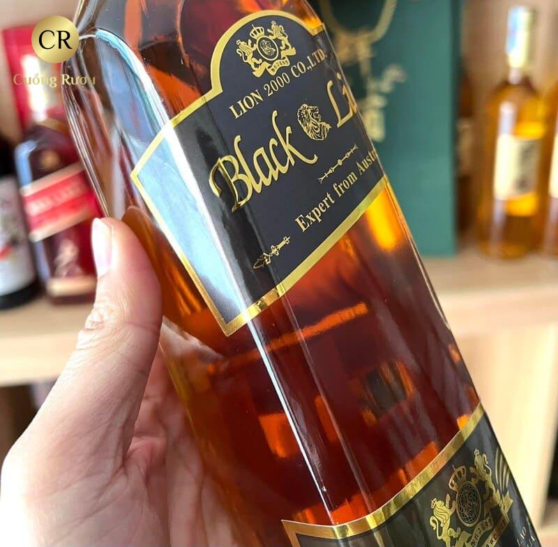 Rượu Black Lào chai vuông 700ml 40% 7 rượu black lào chai vuông