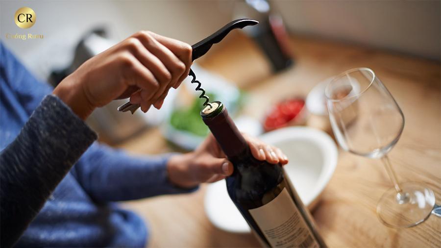 cách bảo quản rượu vang đã mở nắp