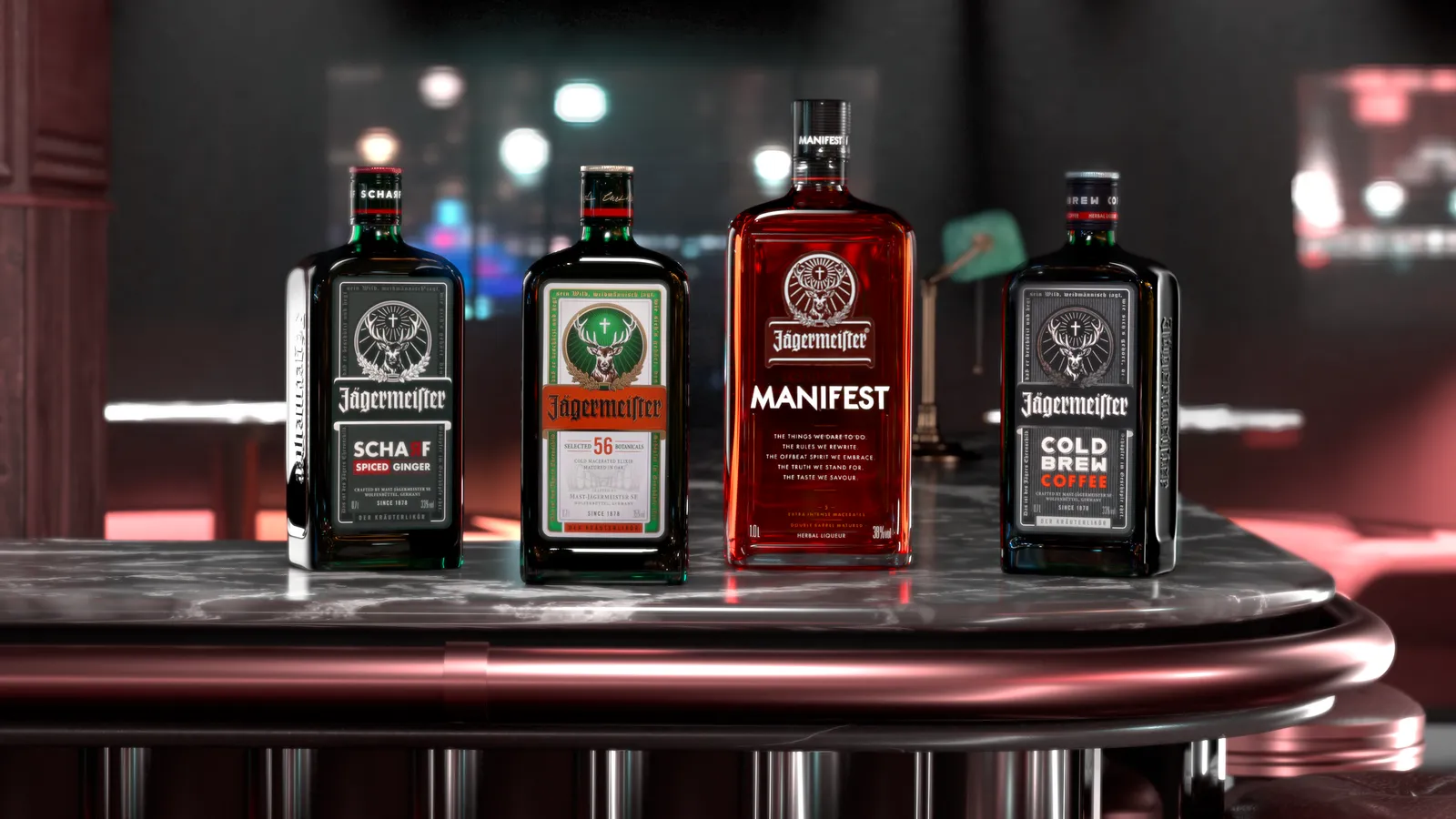 Các loại rượu Jagermeister