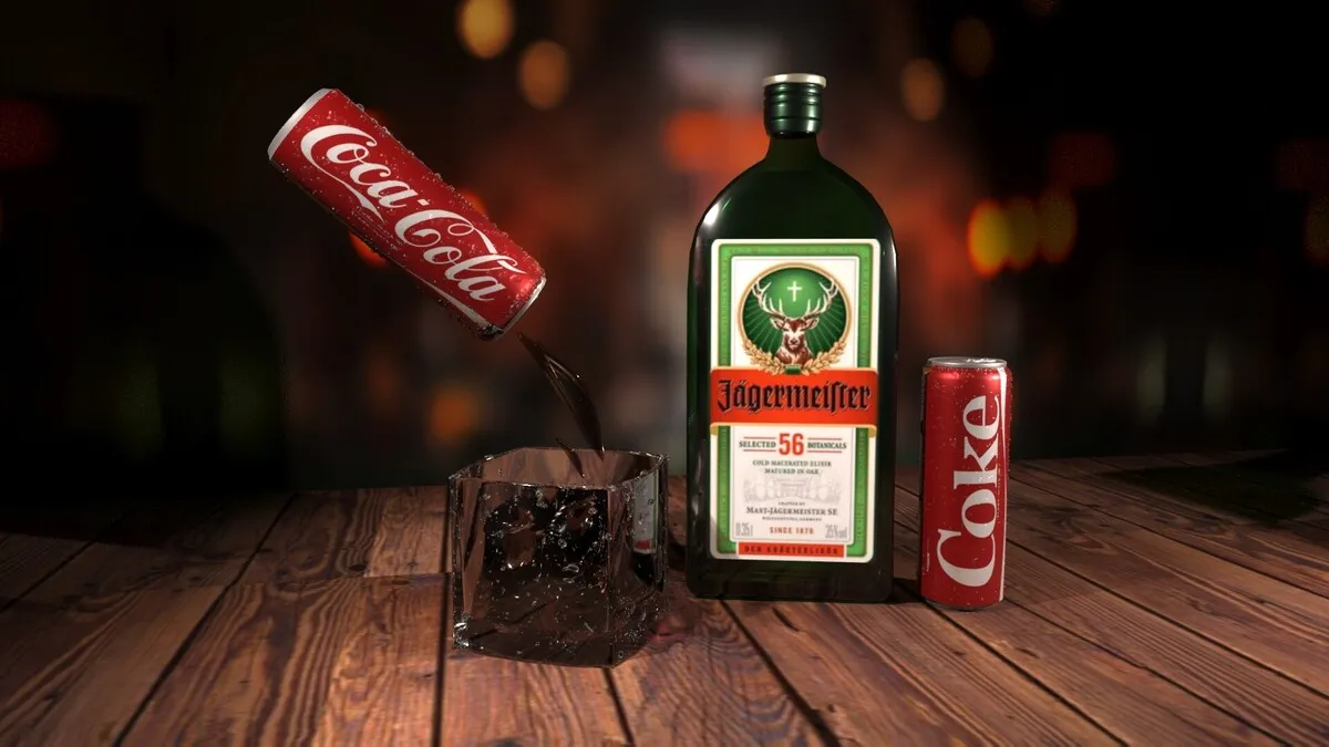 Rượu Jagermeister mix với gì ngon? 12 công thức pha chế dễ làm tại nhà 13 rượu jagermeister mix Coca-Cola